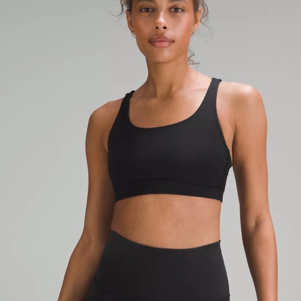 Lululemon Energy Bra 
Medium Support, B–D Cups, Black, size 6